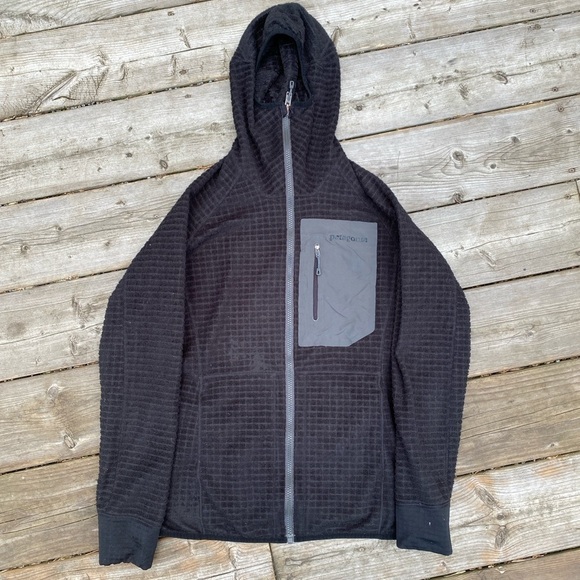 Reversible Patagonia R3 Fleece Jacket Black - Picture 13 of 15